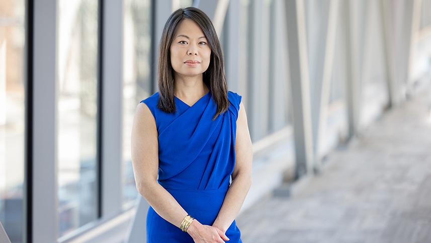 A photograph shows Vanguard’s Michelle Louie.