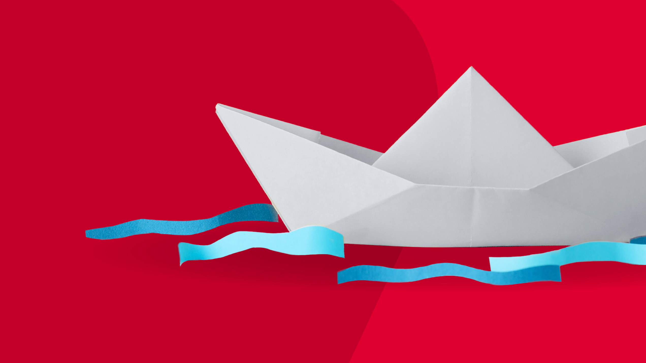 paper sailboat